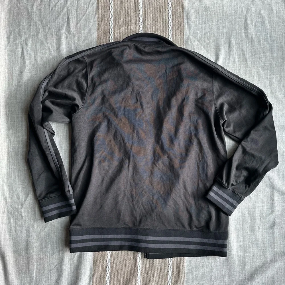 The North Face A5 Series Track Jacket Stripes Black/Gray Full Zip Men's XL